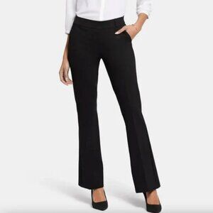 NYDJ Ponte Black High Waisted Bootcut Pants Tall Size 6